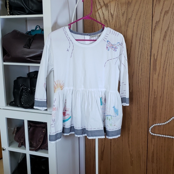 Anthropologie holding horses white blouse Small S - Picture 3 of 8